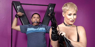 Spicy big-boobed MILF Ryan Keely fucks with her personal sex slave