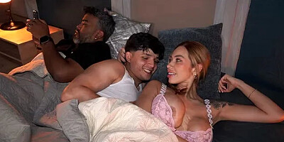 Stepmother and stepson in explicit encounter before husband