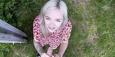 Fucked Stepsister Outdoors until Parents See