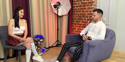 Сame for an Interview, Left Covered in Sperm