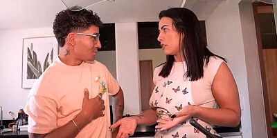 Father leaves son with alluring housekeeper