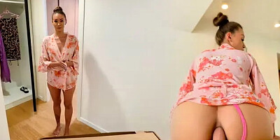 Thick Asian MILF Pays With Anal