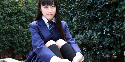 Slutty Japanese babe is giving her lucky mate a nice bj
