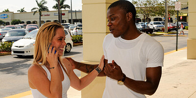 Cuban cutie Autumn Foxx takes black dick all the way in