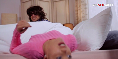 Adult scene featuring oral and rear-entry positions