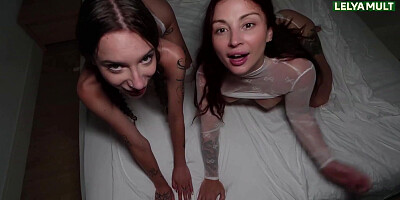 Lesbian Encounter Evolves Into Intimate Threesome