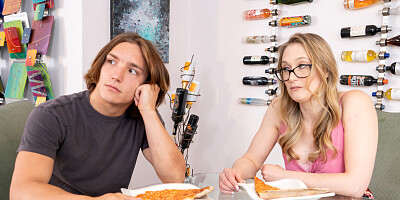 Horny Blonde Stepmom Teaches Stepson Life Lessons On Bed