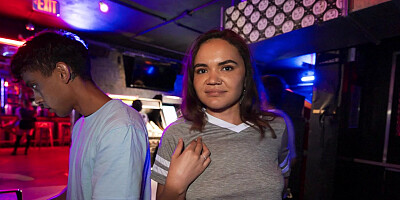 Naudi Nala has a trimmed pussy and a desire to fuck in public