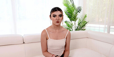 Smacked in the face by a big cock before fucking it