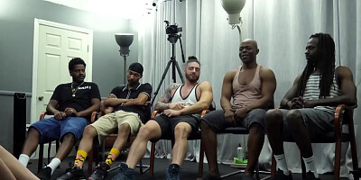 Gangbang Creampie featuring Will Tile and Scotty P's big cock sex