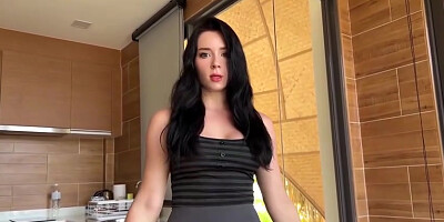 Beautiful Wife Didn't Let Me Jerk off - She Deepthroats and Fucks Me Till Fac...