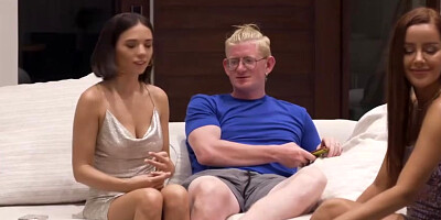 Well-proportioned Vanna Bardot and Jack Ripher's 3some scene