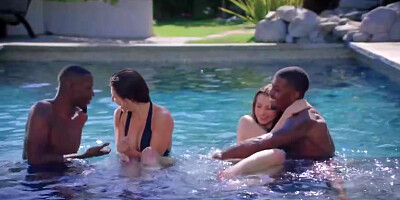 First Interracial Foursome Bff's