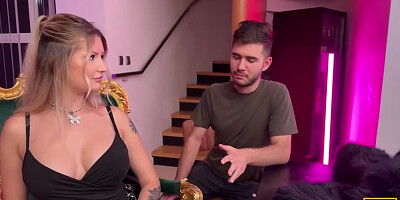 Hot blonde smut with delightful Steve Q and Baby Coco from Hunt4k