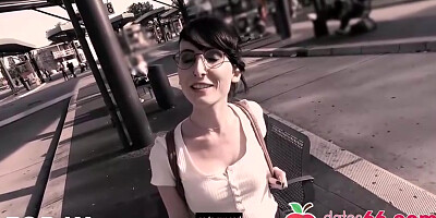 POV Pickups featuring Lou Nesbit's outside sex