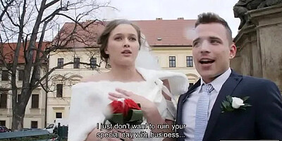 Fucking the Bride in Front of the Future Husband