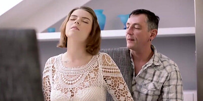 Experienced Stepdad And Buxom Cutie Embark Sex In Various Poses