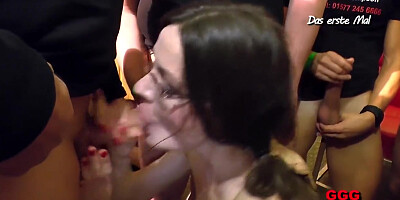 Nerdy College Babe In Gangbang Bukkake Swallowing 10 Dicks Ggg John Thompson