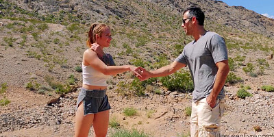 Horny Jogger Babe Picked Up And Fucked With Sonny Mckinley And Brock Cooper