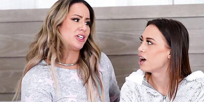 Misty Meaner and Laya Rae are enjoying dildo-riding so much