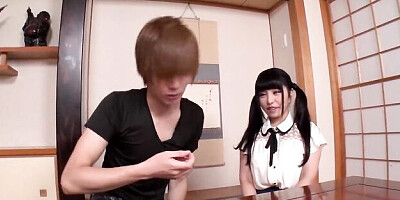 Cheerful doxie at creampie trailer