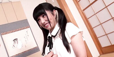 Cheerful doxie at creampie trailer