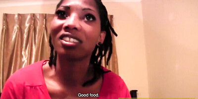 African Casting - natural tits xxx