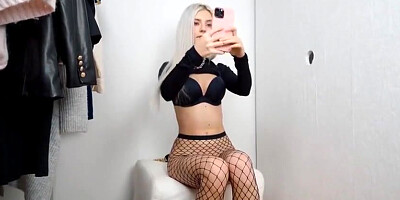 Teen 18+ Slut Got A Huge Cumshot On Her Face Through The Glory Hole 2 With Eva Elfie And Eva Teen