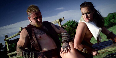 Hungarian hottie Amirah Adara gets fucked by tattooed viking