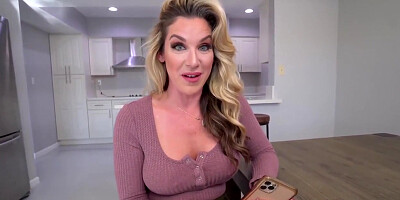 My Hot Busty Blonde Stepmother Kayla Was Sending Nude P