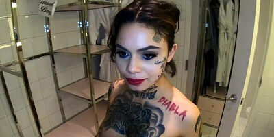 Alt Erotic - Tattooed Genevieve Sinn nailed rough