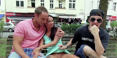 Teen takes pity on lonely guy and makes him reach orgasm