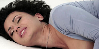 Lovers enjoy unhurried lovemaking without taking off clothes