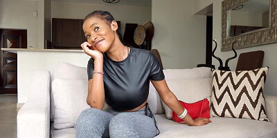 Curvy Black Wannabe Model From Kenya Fucks On This Fake Casting