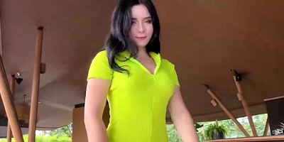 Horny Brunette Met Random Muscular Guy for Rough Fucking in Hotel (stranger,...
