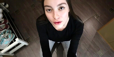 Аs Soon as She Comes Home Immediately Wants to Suck