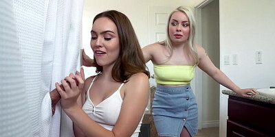 Endearing Tyler Nixon and Haley Spades's myfamilypies action