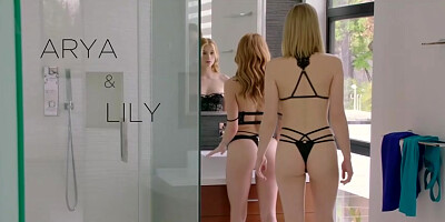 Tushy featuring Jean Val Jean and Lily LaBeau's cum swapping xxx