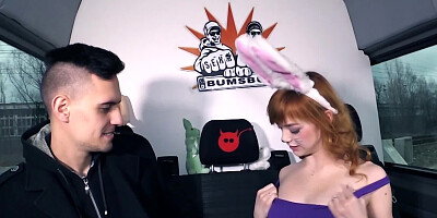 Redhead cutie Anny Aurora sucks a dick and gets fucked