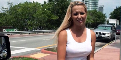 Stranded teen fucked by a total stranger