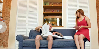 Woman turns twister game into rimming for guy