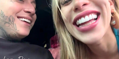 Savoring A Huge And Juicy Cock In The Car