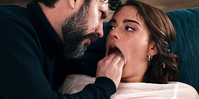 Submissive vixen Sophia Burns gets fucked hard by tattooed dude