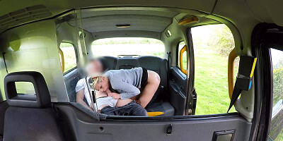 Blonde-haired baddie Barbie Sins gets fucked hard in the taxi