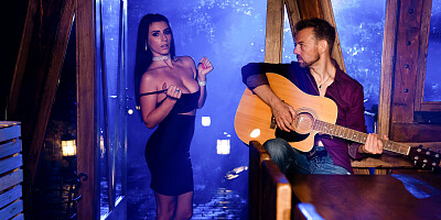 Hot babe Nelly Kent gets fucked by cocky musician