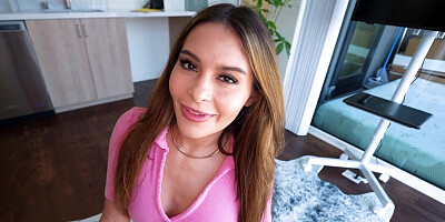 Saucy chick Nicole Aria gets her tight pussy and anus drilled in POV