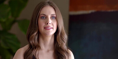 Alison Brie getting off-getting off Smirnoff Vodka Commercial,getting off April 2014