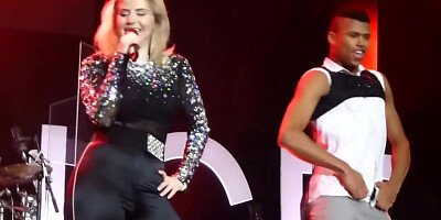 Beatrice Egli Cameltoe Vagina Nylons Leggins Latex Pantyhose