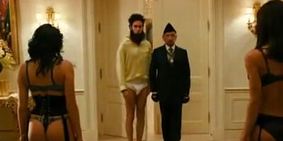 Dictator with his bodyguards