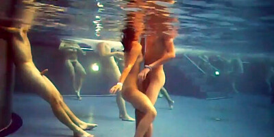 Underwater nudists